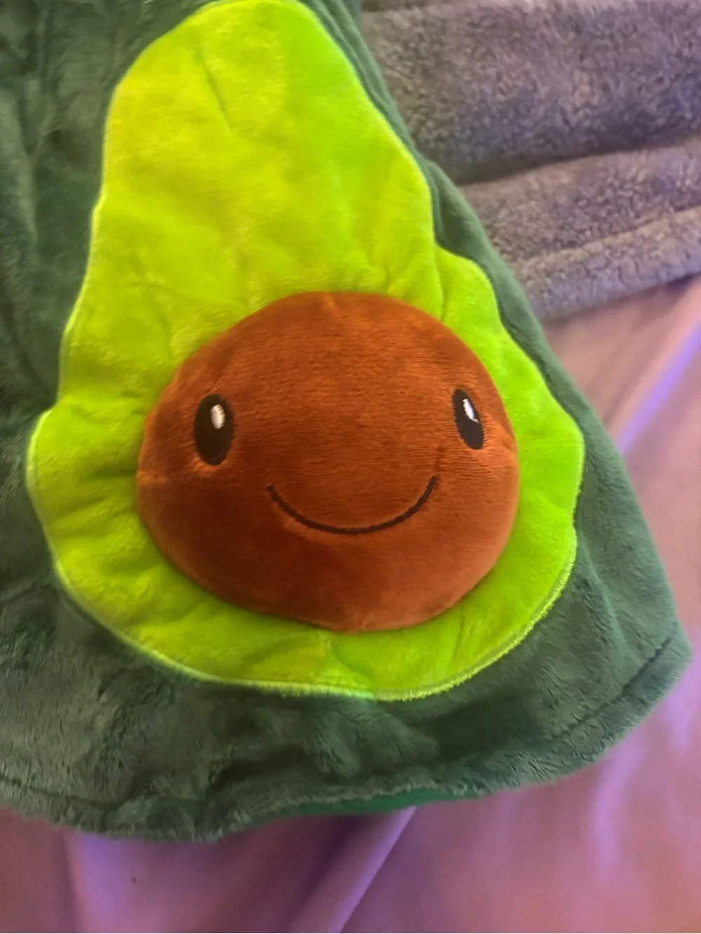 Pet Avocado Hooded Costume - Green Plush